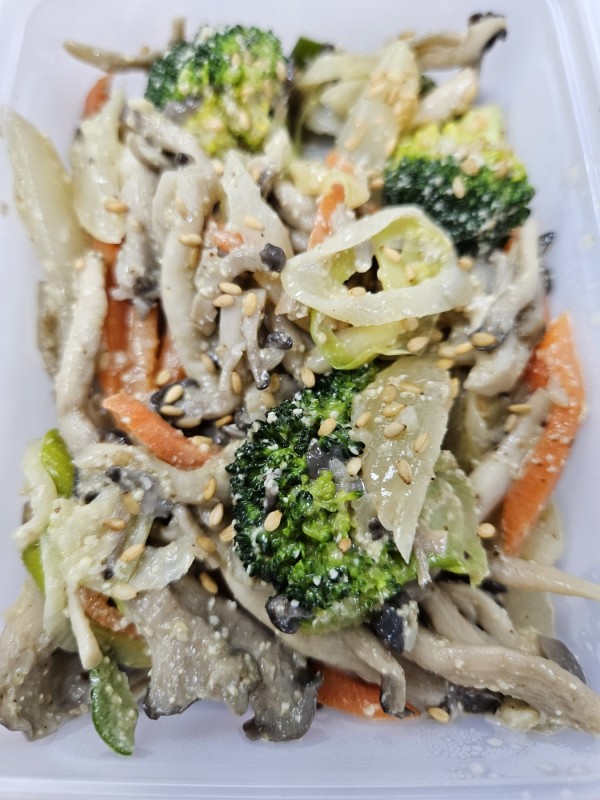 들깨느타리버섯볶음